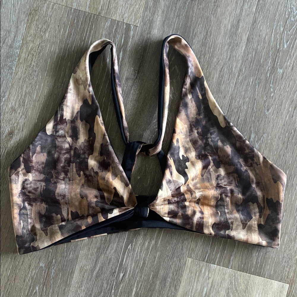 Pikai Swim Camo/Black Knot Swim Top